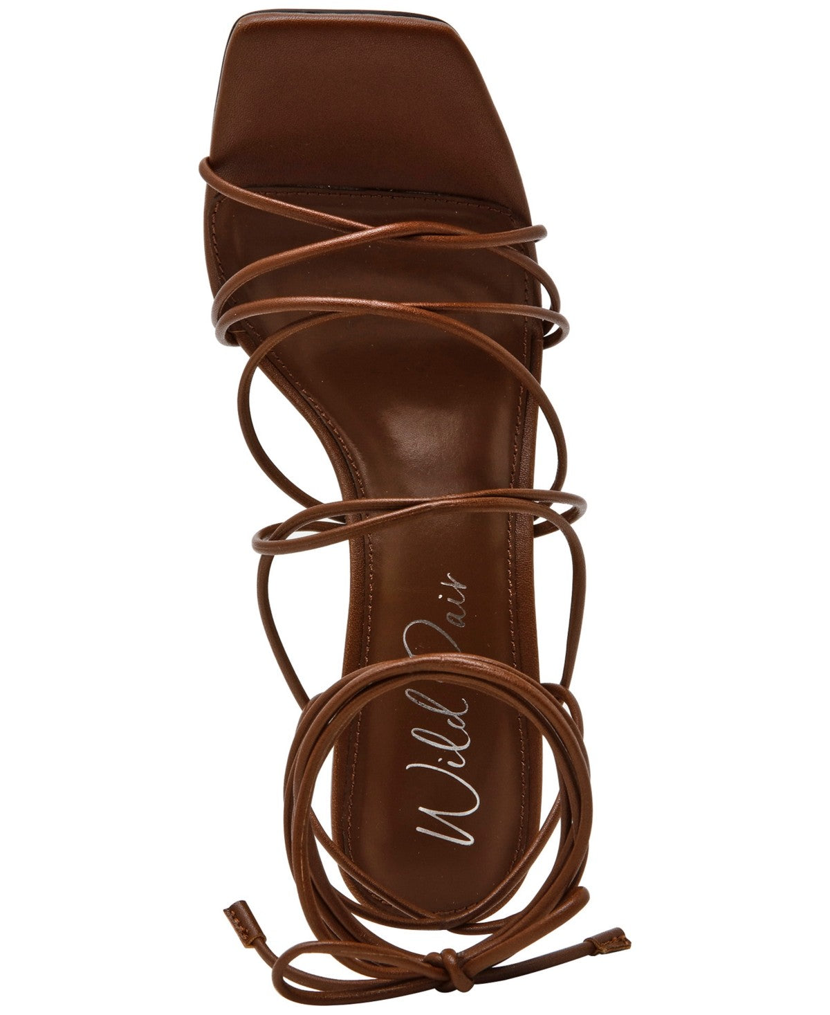 Wild Pair Eross Lace-Up Dress Sandals 8.5MUS - Brown