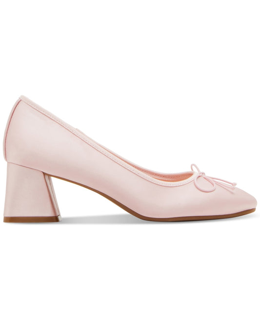 Madden Girl Emily Ballet Pumps Pink Satin 5.5MUS