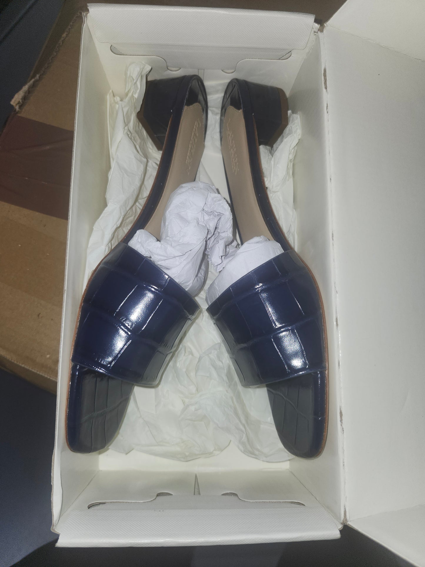 Lauren Ralph Lauren Women's Fay Slip-on Slide Dress Sandals - Refined Navy