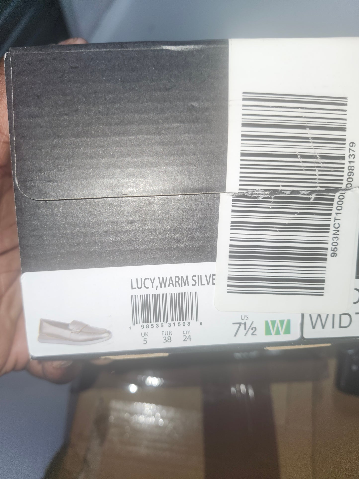 Naturalizer Lucy Women's Boots 7.5 W Warm Silver Leather