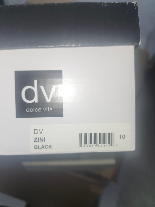 DV Dolce Vita Zini Strappy Kitten Heel Sandals, Size 10MUS - Black