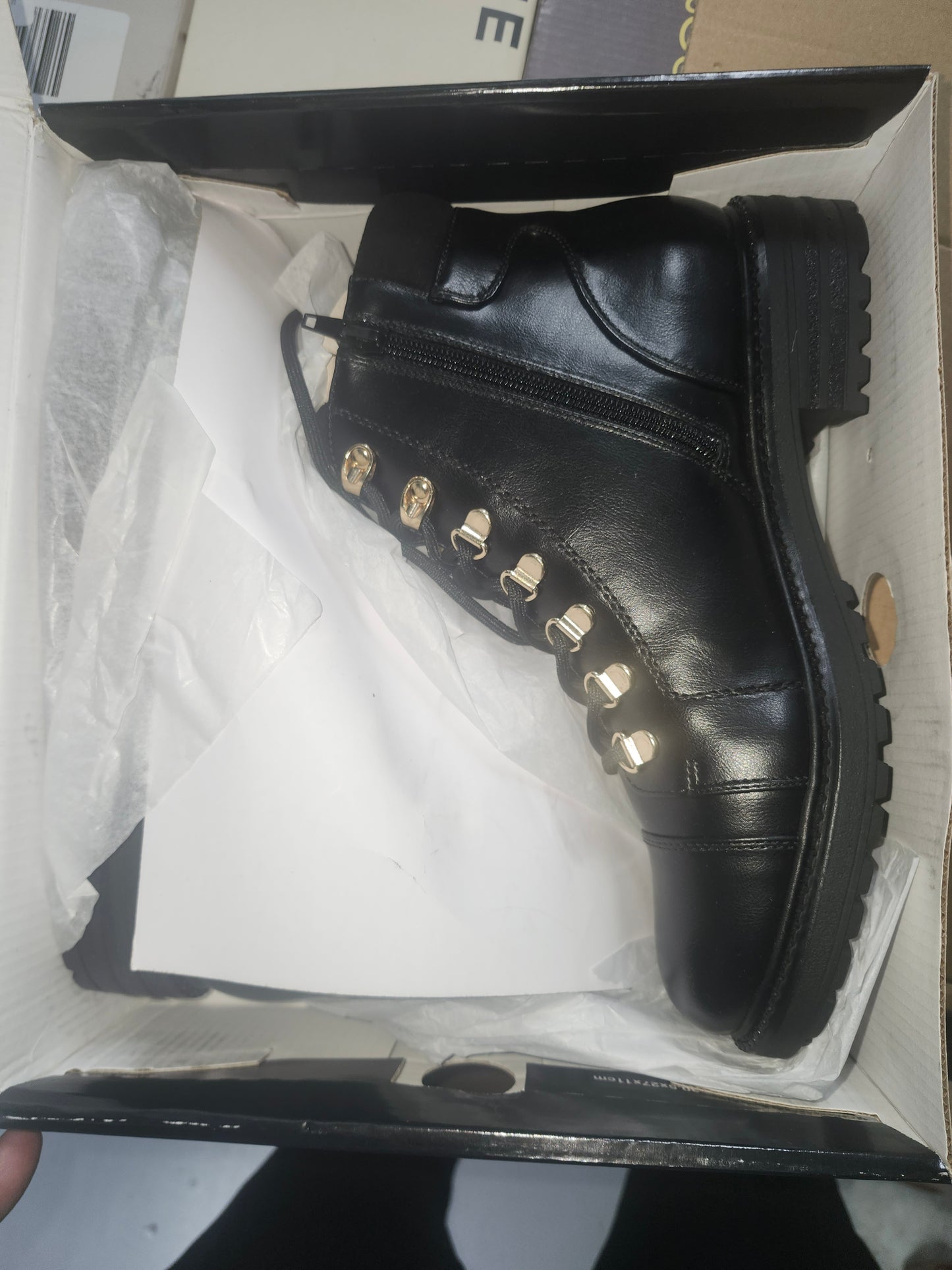 Gbg Los Angeles Gessy Combat Boot, Size 9.5M