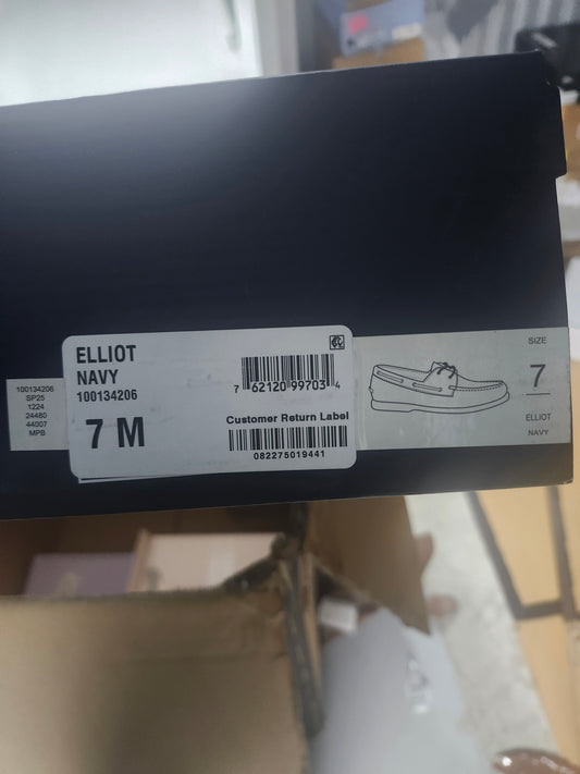 Club Room Men's Elliot Boat Shoes Navy Size 7US