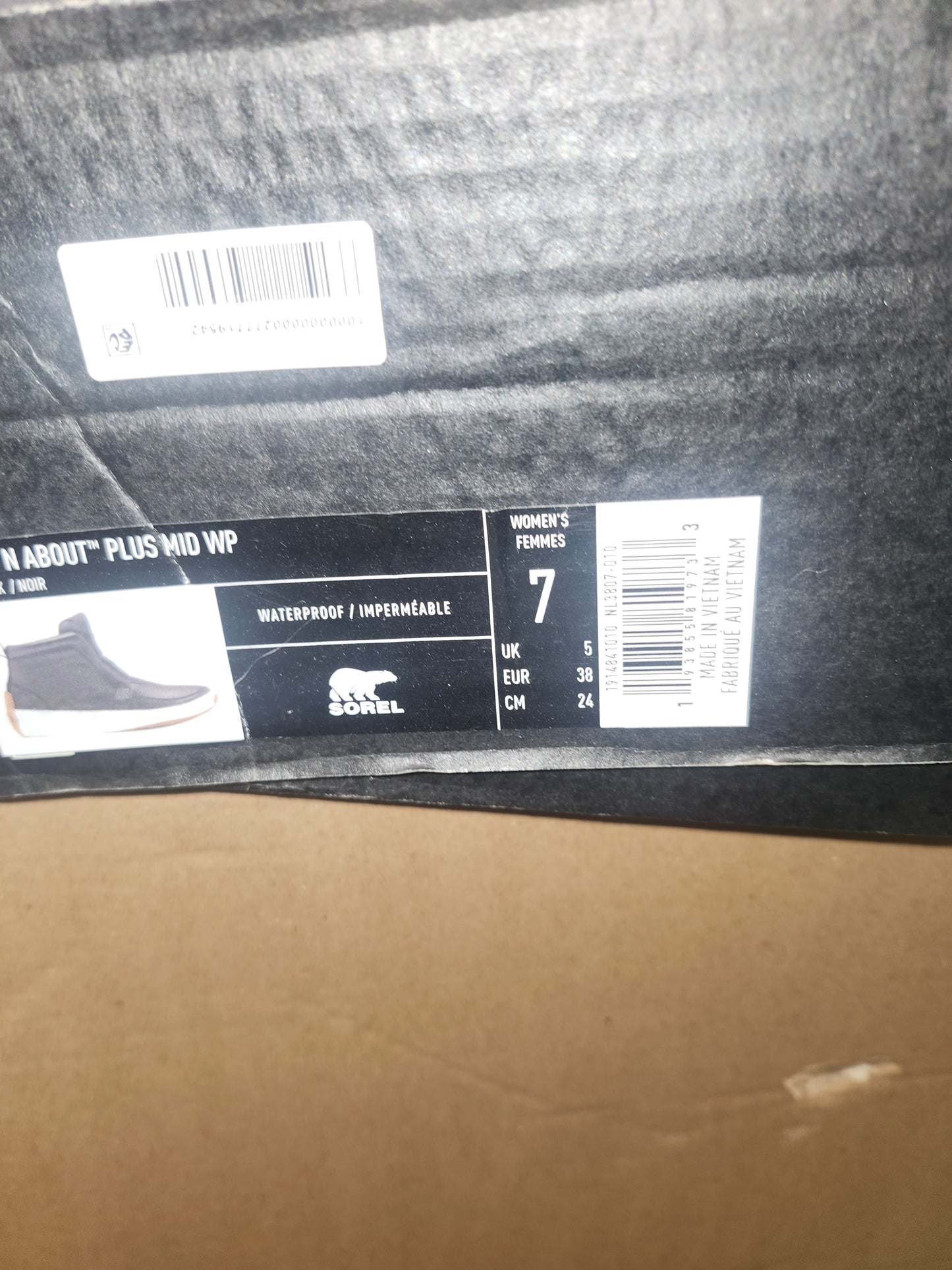 Sorel Out 'N About Leather Ankle Boots, Size US 7