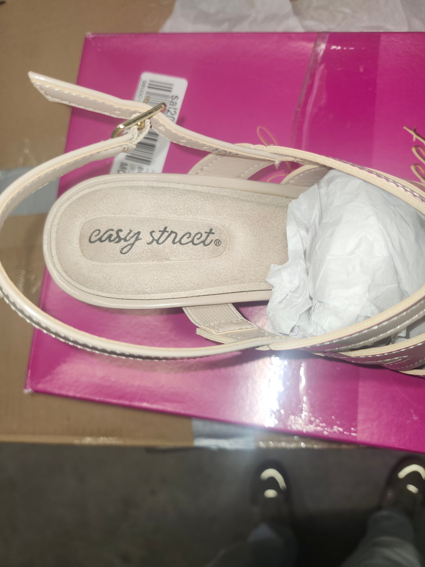 Easy Street Jetty Womens Tan Sandal Size 10M US