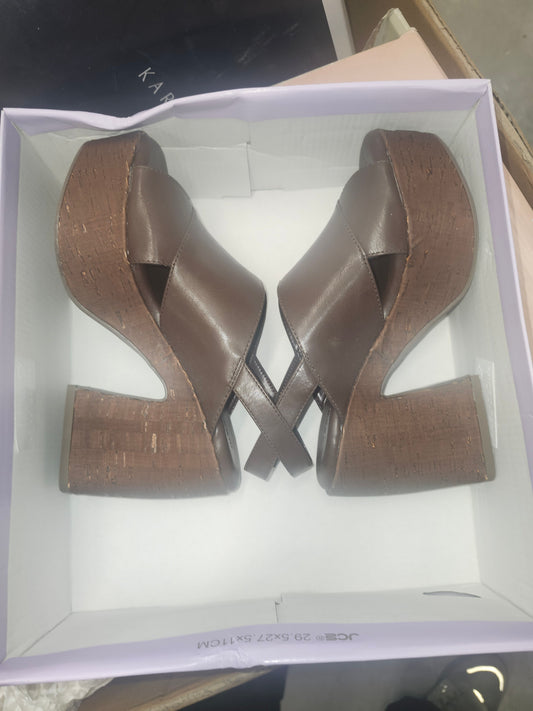 Madden Girl Terrific Slingback Sandals Size 6MUS - Dark Chocolate