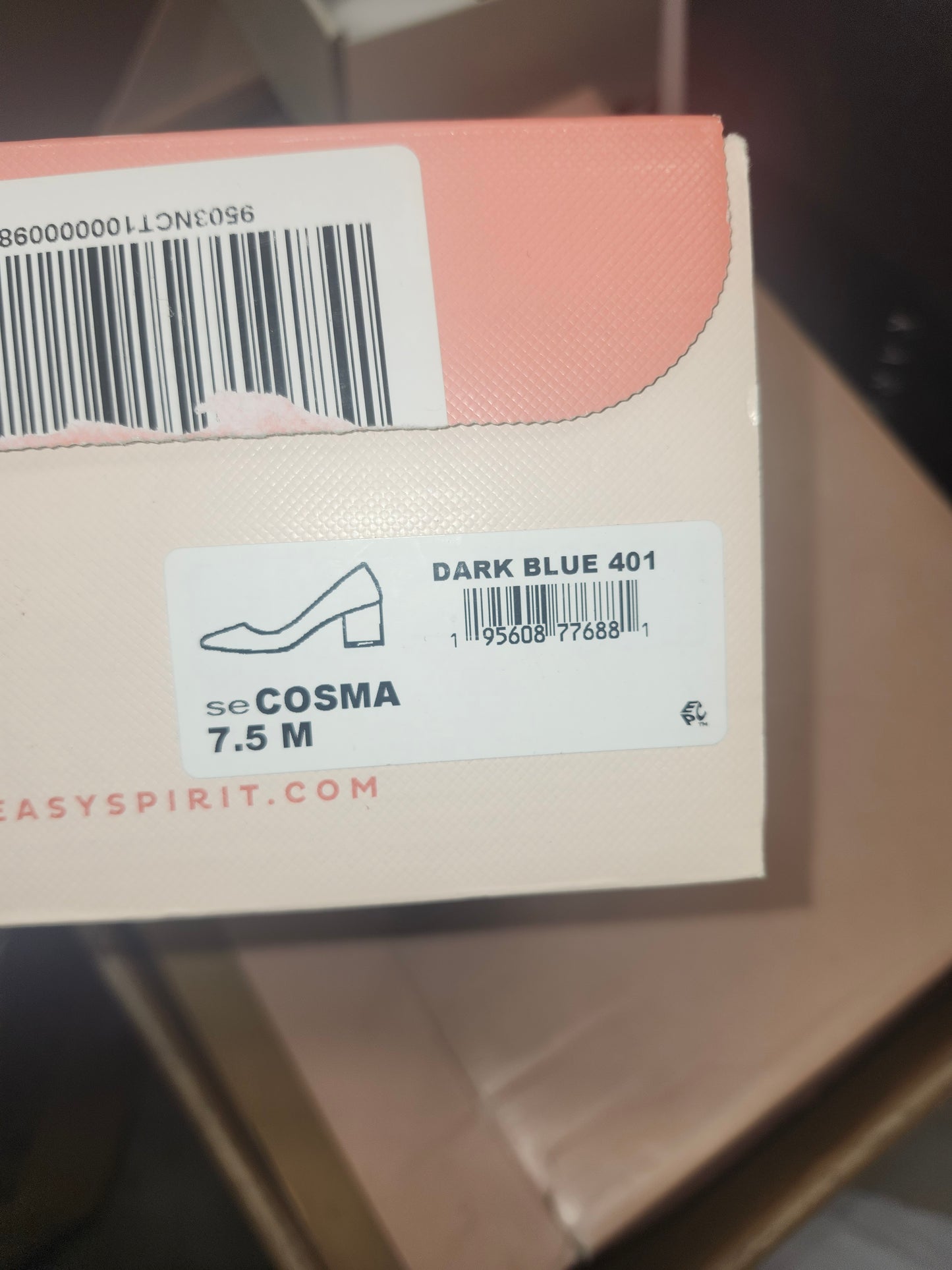 Easy Spirit Cosma Dress Pump Navy, Womens 7.5 Medium