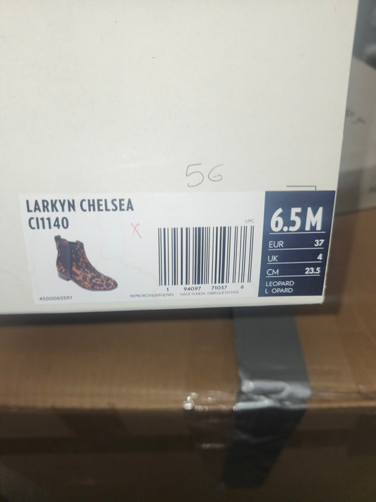 Rockport Larkyn Leopard Print Chelsea Boots 6.5 M