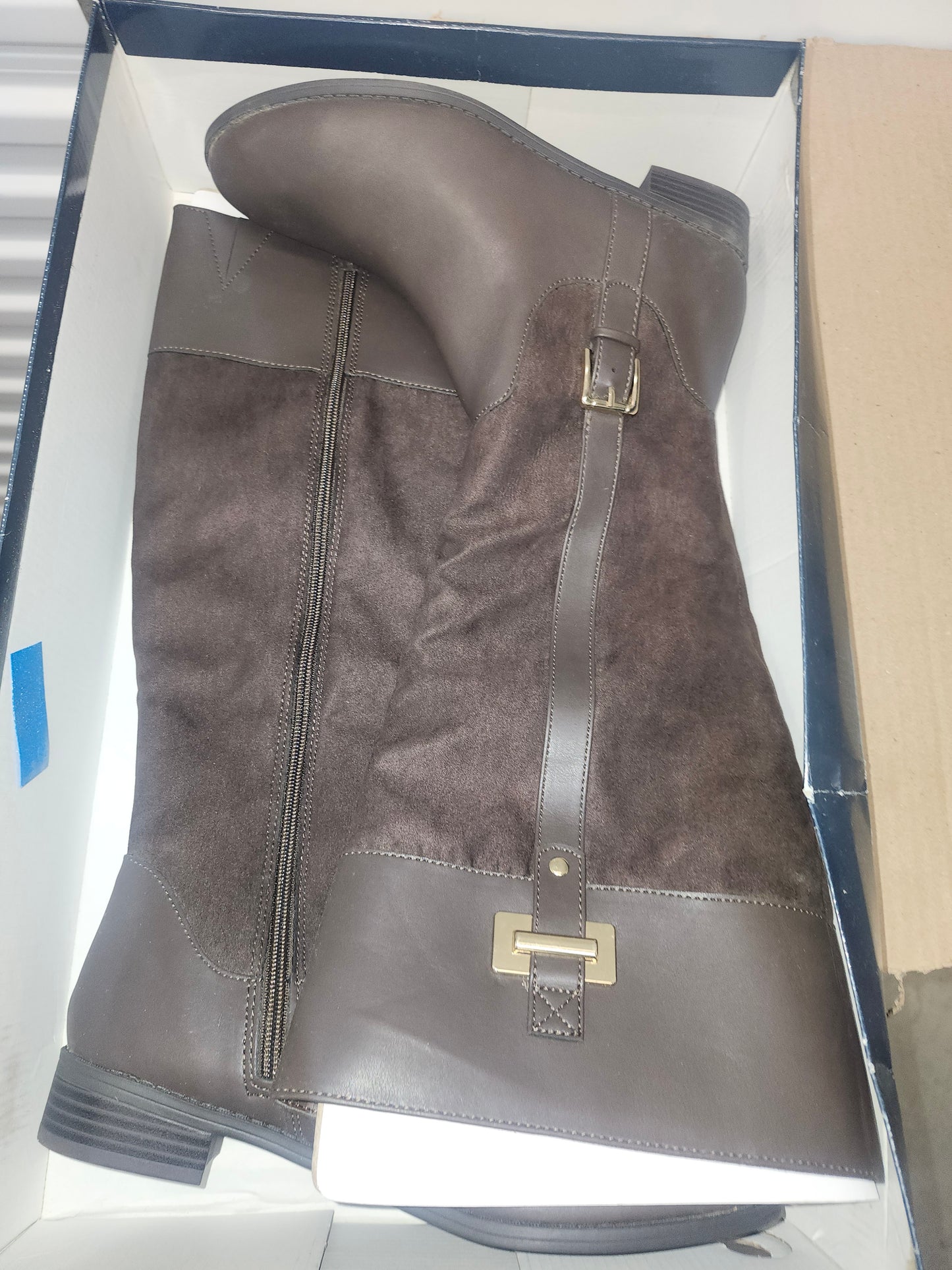 Karen Scott Deliee2 Brown Riding Boot 9.5 M Wc