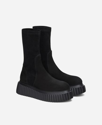 Steve Madden Freshley Black Boot Womens Size 8 Medium