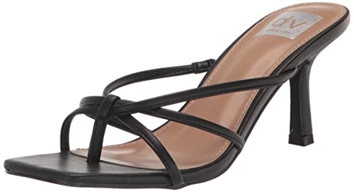 DV Dolce Vita Zini Strappy Kitten Heel Sandals, Size 6M - Black