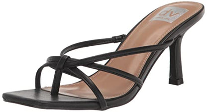 DV Dolce Vita Zini Strappy Kitten Heel Sandals, Size 6M - Black