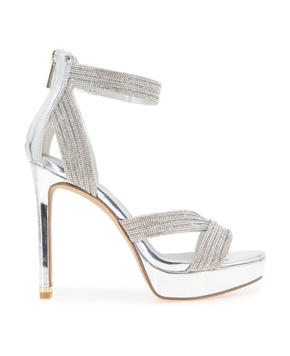 Kenneth Cole New York Nadine Sandals, Silver Jewel, Size 9.5US