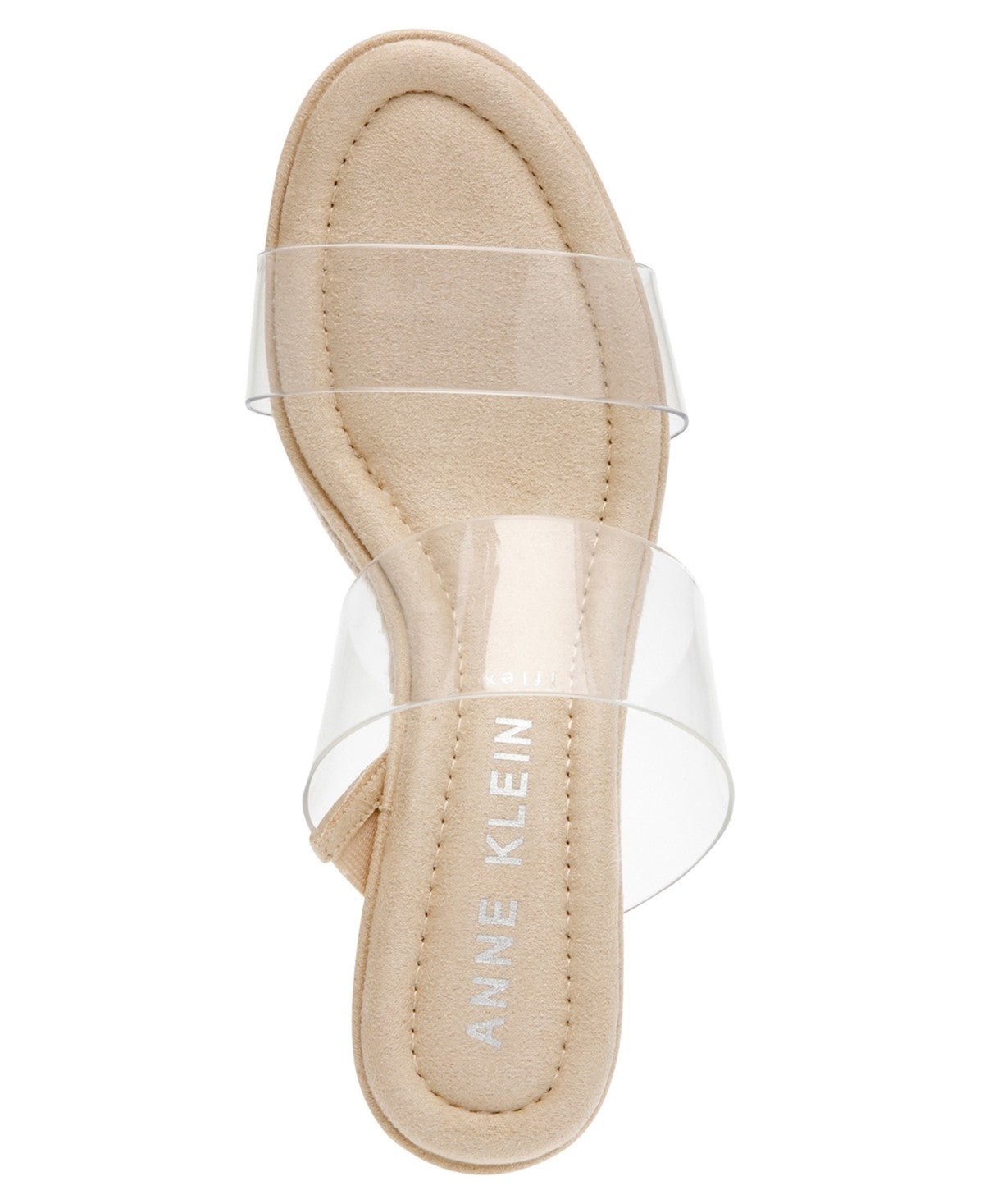 Anne Klein Sense Espadrille Wedge Sandals 8.5MUS Clear Vinyl