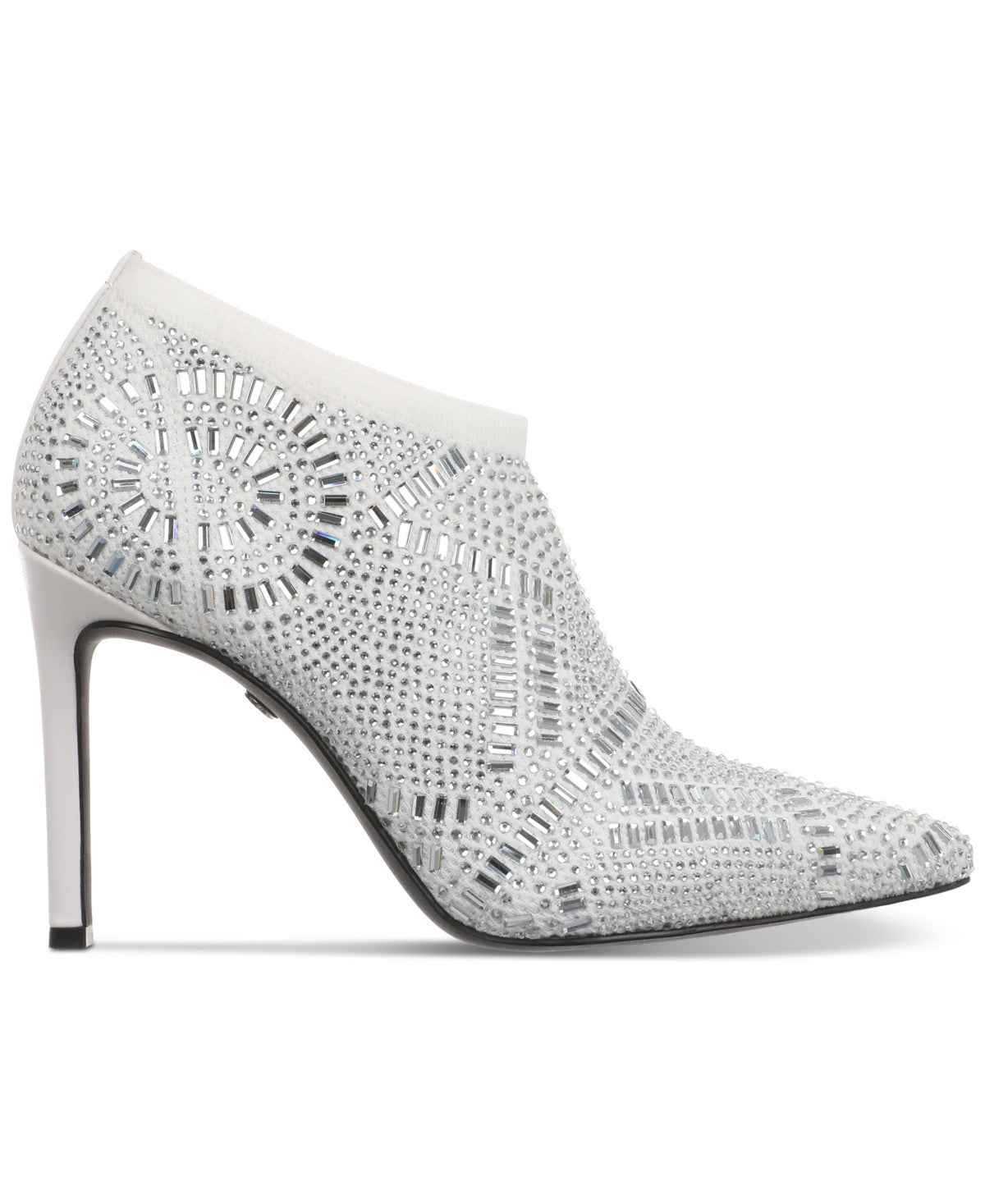 Thalia Sodi Karmen Ankle Booties White Flyknit Size 5.5MUS