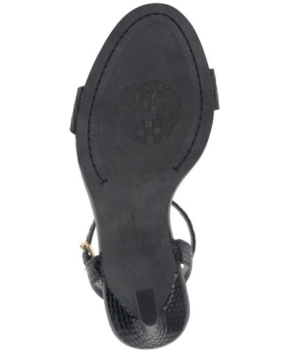 Vince Camuto Penelopy Dress Sandals Black Leather Size 8MUS