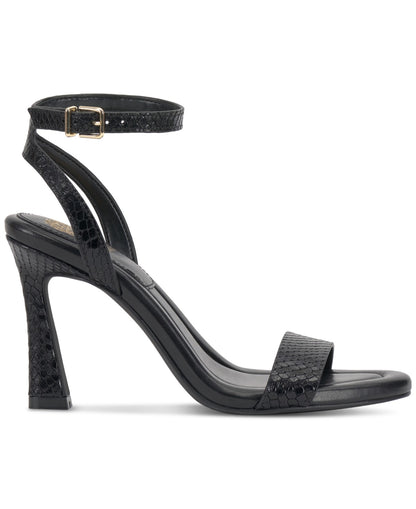 Vince Camuto Penelopy Dress Sandals Black Leather Size 8MUS