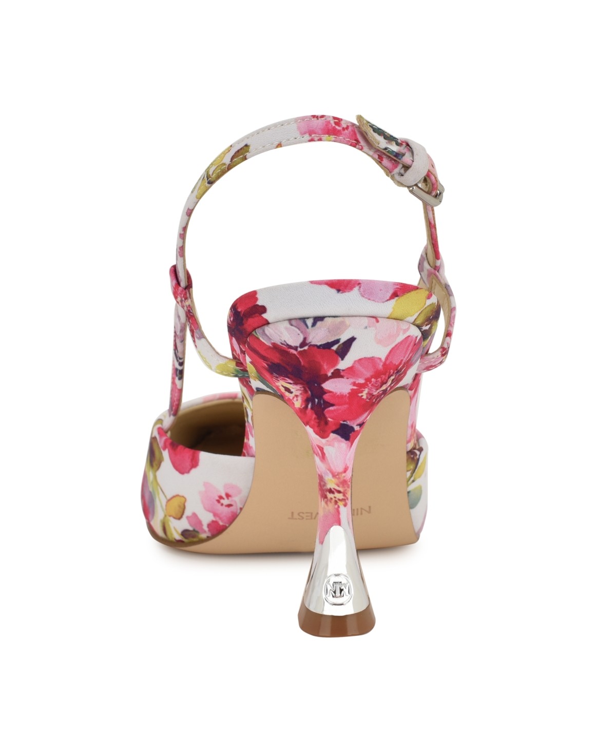 Nine West Vassa Dress Pumps 8.5MUS - Pink Tea Party Floral