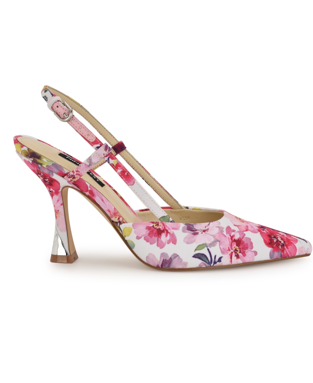 Nine West Vassa Dress Pumps 8.5MUS - Pink Tea Party Floral