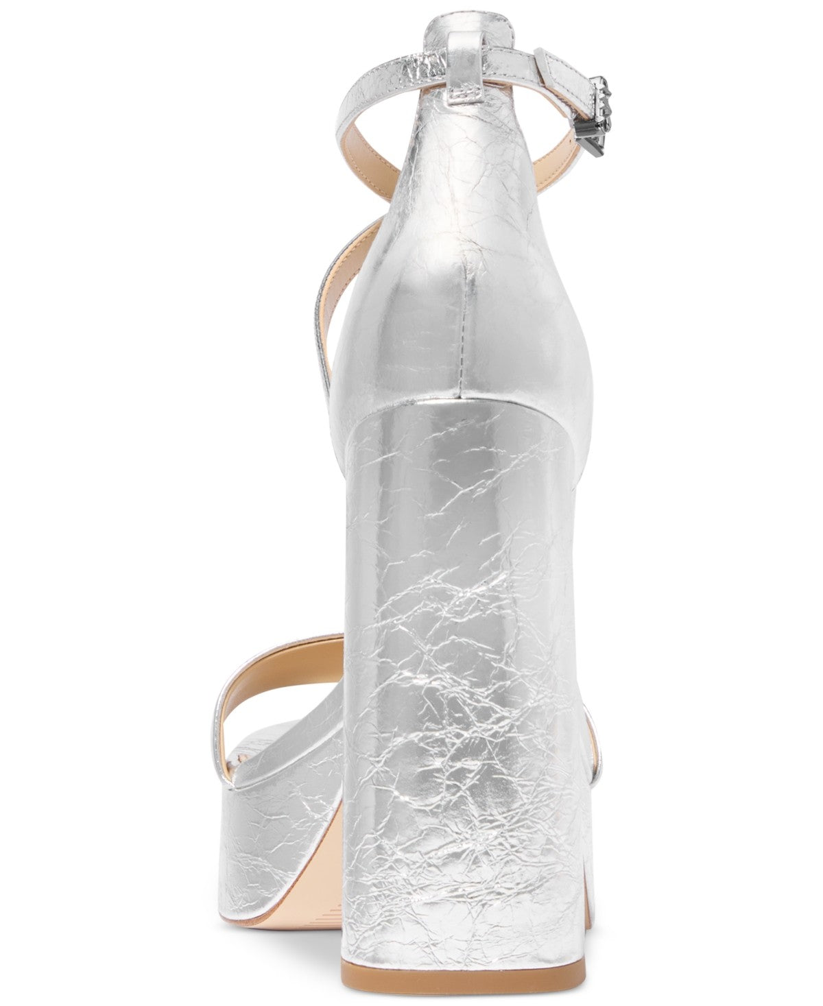 Michael Kors Cami Platform Sandals Silver, Size 6MUS