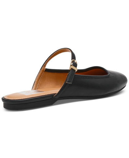 DV Dolce Vita Montrice Flat Mule Slides Black, Size 7MUS