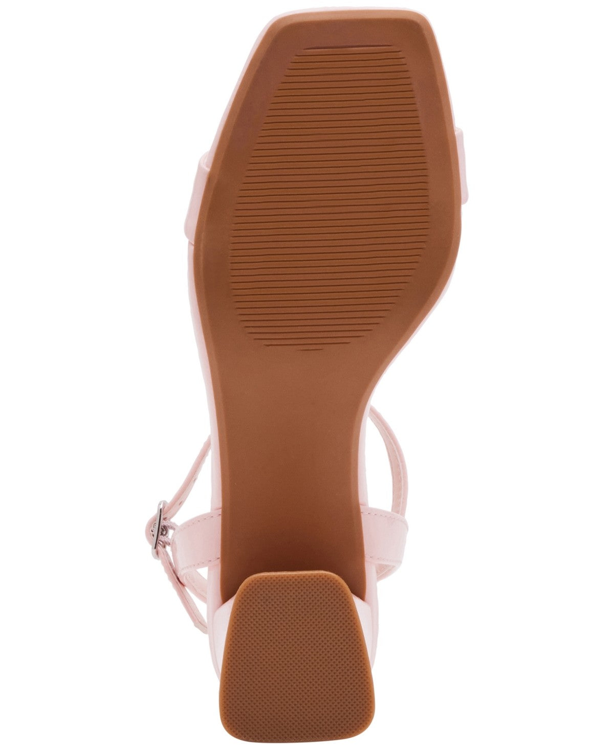 Madden Girl Birdie Block-Heel Sandals Rose Patent Size 8MUS