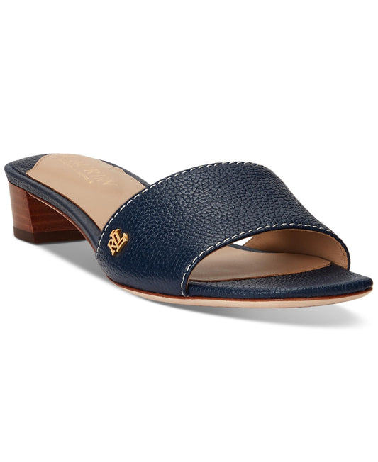 Lauren Ralph Lauren Women's Fay Slip-on Slide Dress Sandals - Refined Navy