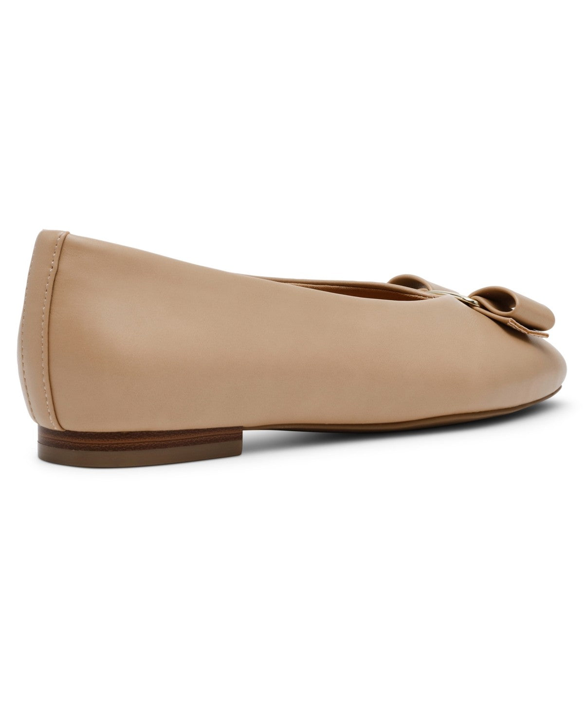 Anne Klein Willow Flat Shoes, Biscotti Leather Size 8 M