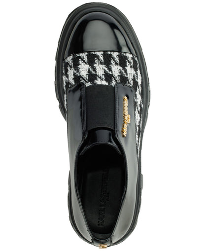 Karl Lagerfeld Paris Lakely Loafer Flats Black/White Size 7.5MUS