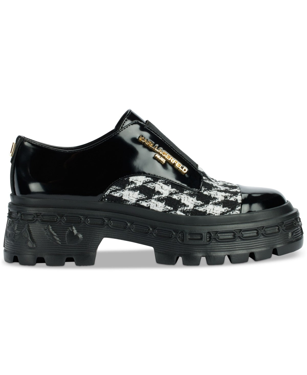 Karl Lagerfeld Paris Lakely Loafer Flats Black/White Size 7.5MUS