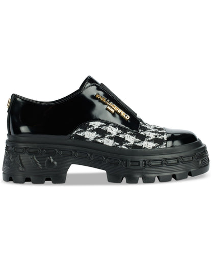 Karl Lagerfeld Paris Lakely Loafer Flats Black/White Size 7.5MUS