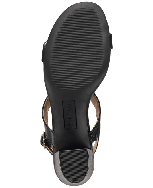 Style & Co Penny Dress Sandals, Size 10MUS - Black Beauty