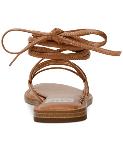 DV Dolce Vita Juleah Gladiator Sandals, Toffee Smooth, Size 8M