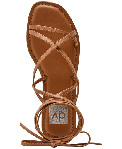 DV Dolce Vita Juleah Gladiator Sandals, Toffee Smooth, Size 8M