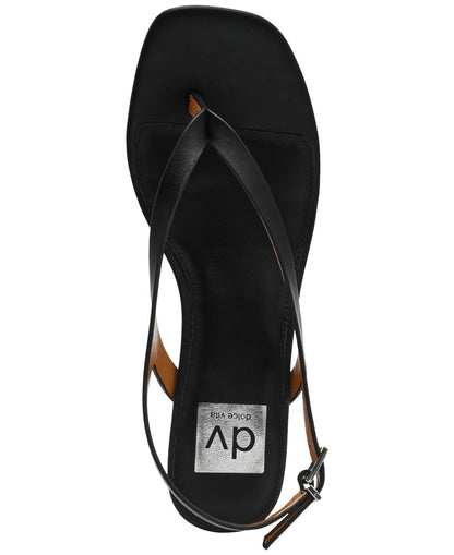 DV Dolce Vita Birdie Ankle-Strap Thong Heeled Sandals, Size 8.5MUS