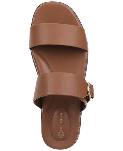 Giani Bernini Gianaa Sandals, Memory Foam, Acorn Brown, Size 8MUS