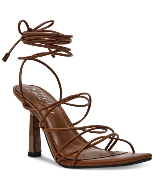 Wild Pair Eross Lace-Up Dress Sandals 8.5MUS - Brown