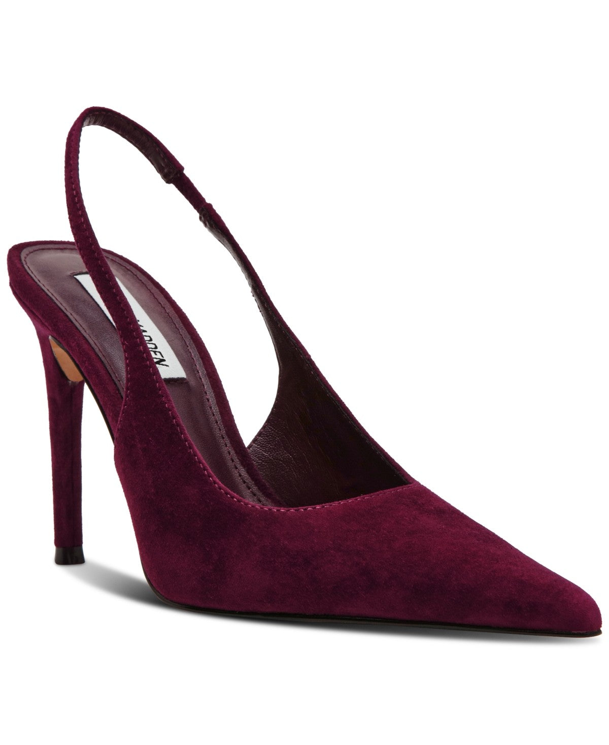 Steve Madden Reyes Slingback Stiletto Pumps Burgandy Size 7MUS