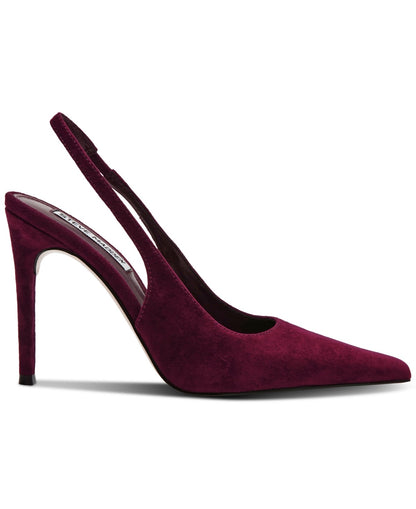Steve Madden Reyes Slingback Stiletto Pumps Burgandy Size 7MUS