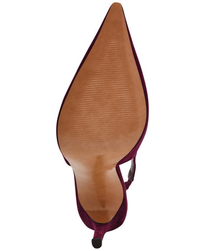 Steve Madden Reyes Slingback Stiletto Pumps Burgandy Size 7MUS