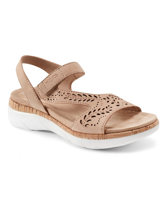 Earth Womens Tan Sandal Size 8.5W