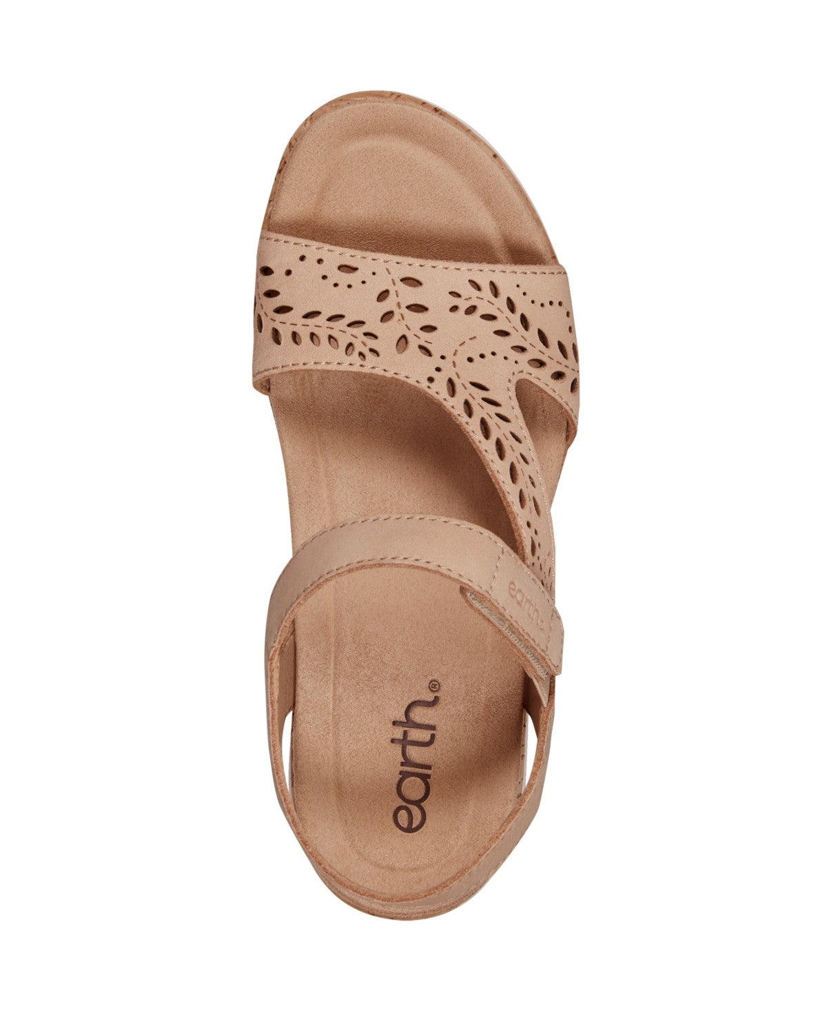 Earth Womens Tan Sandal Size 8.5W