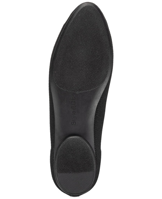 Style & Co Tallyy Flats, Black Beauty, Size 8.5MUS