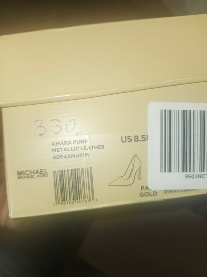 Michael Kors Amara Metallic Pumps