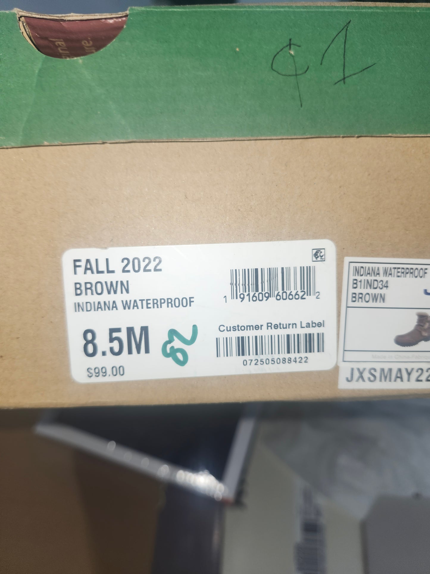 Jbu Womens Indians Waterproof Boots, Size 8.5M