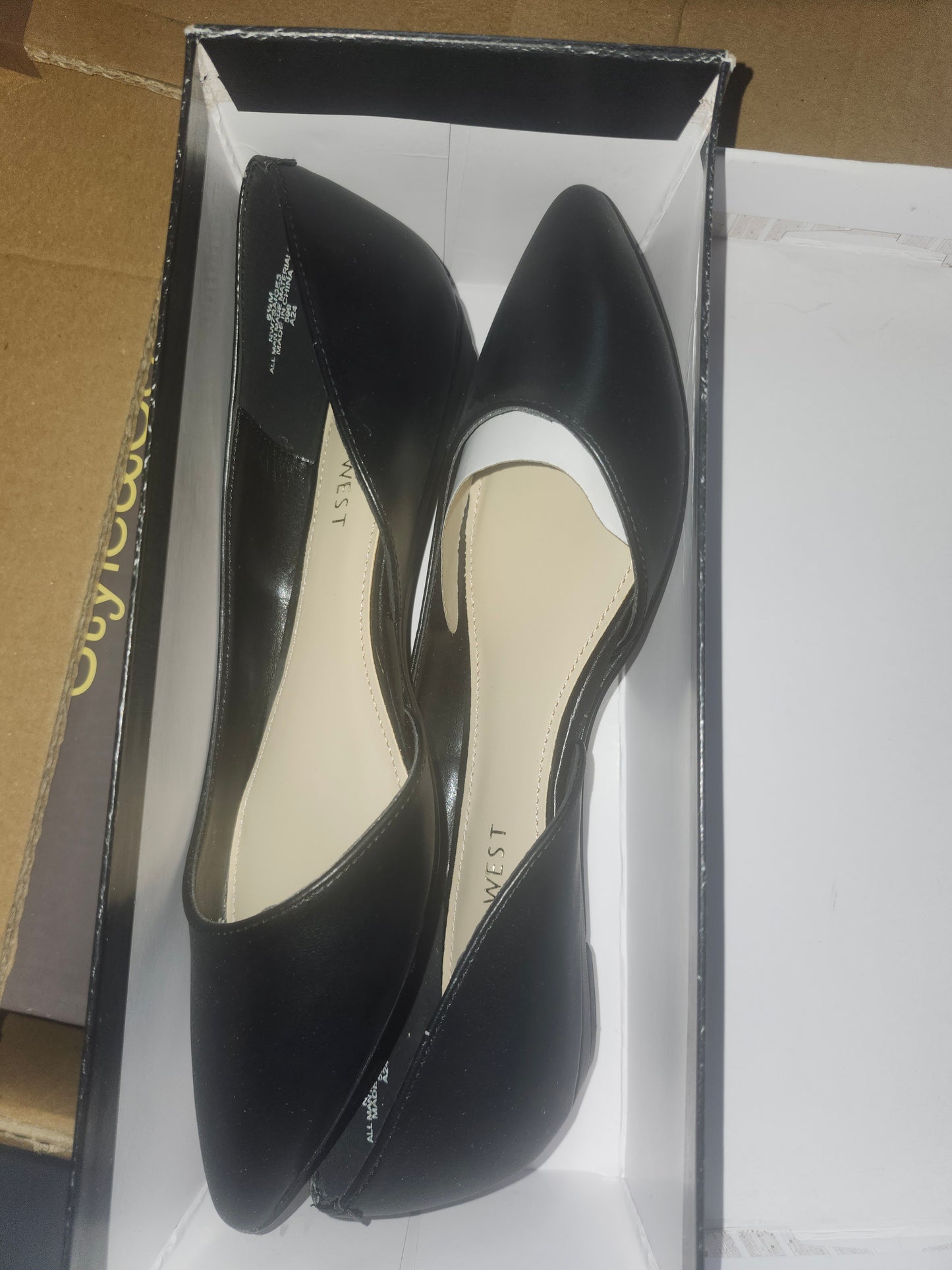 Nine West Saige D'orsay Pointy Toe Slip-On Flats
