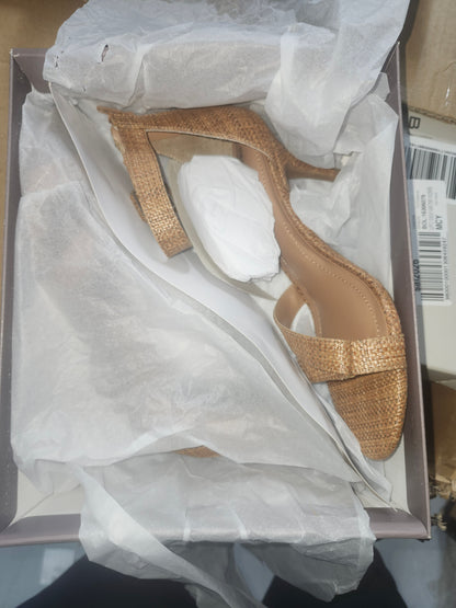 Style & Co Women's Pammyy Dress Sandals, Exclusively at Macy's - Maple Raffia 8M