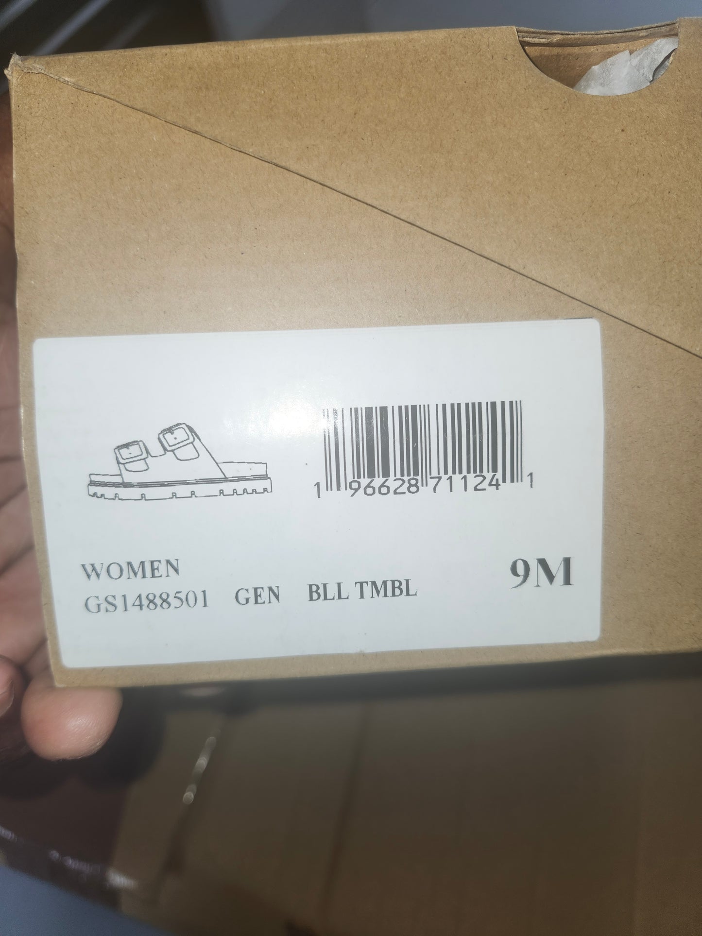 MIA Gen Women's Black/Gold Buckle Wedge Shoes, Size 9