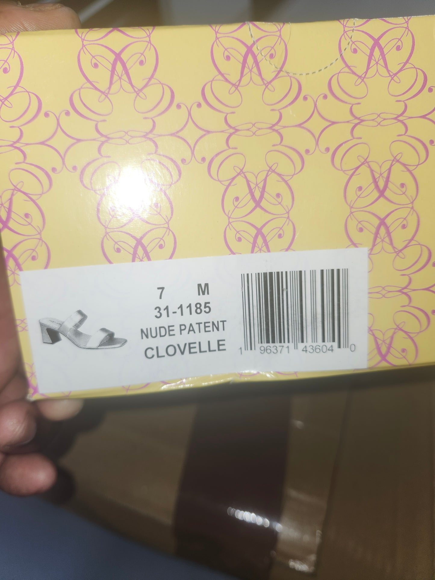 Easy Street Clovelle Square Toe Sandals, Size 7, Nude