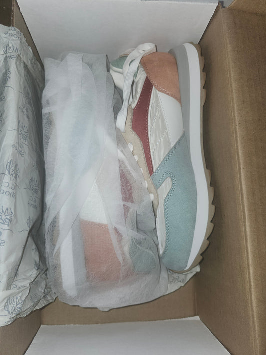 Gc Shoes Women's Howell Lace up Retro Sneakers - Sand